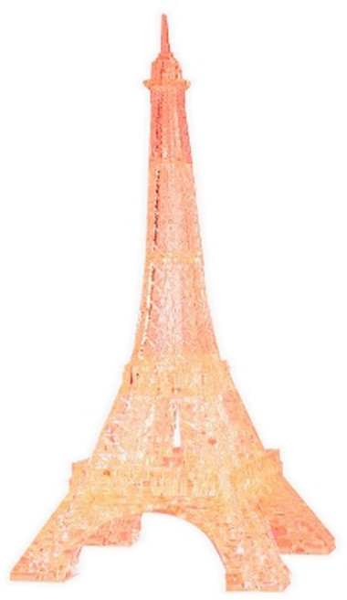 크리스탈퍼즐 에펠탑 (골드) / 조각퍼즐 입체퍼즐 3D퍼즐 취미 수집 인테리어 장식 키덜트 지능개발 조각맞추기, 96피스, 투명, 1세트