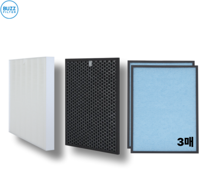7위 - 쿠쿠 공기청정기필터 호환 AC-12X20FE 헤파1+탈취1+기능성3, 헤파필터1+탈취필터1+기능성필터3