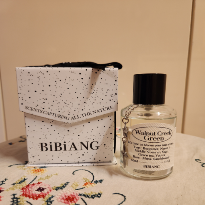 BiBiANG 비비앙 정품 월넛크릭그린 오 드 퍼퓸 EDP 10ml 50ml 니치퍼퓸, 1개