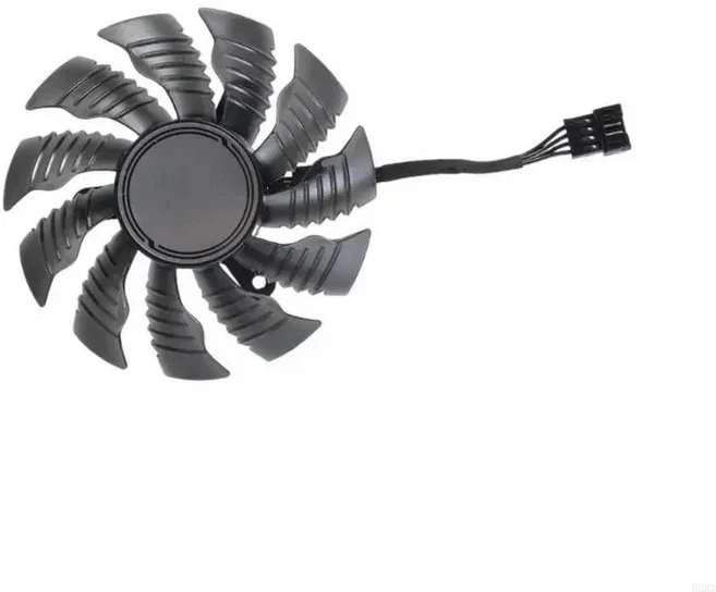 B2RD 82mm 냉각 팬 그래픽 카드 냉각 라디에이터 4 핀을위한 RTX3070TI 3080 3090, 01 CHINA, 01 A