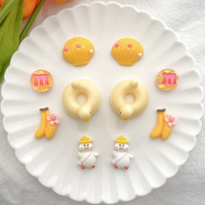 파스텔 여름 튜브오리 신발꾸미기 10PCS 세트