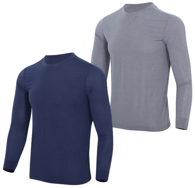 빌리언즈 여름 쿨티셔츠 긴팔 라운드 원플러스원 빅사이즈