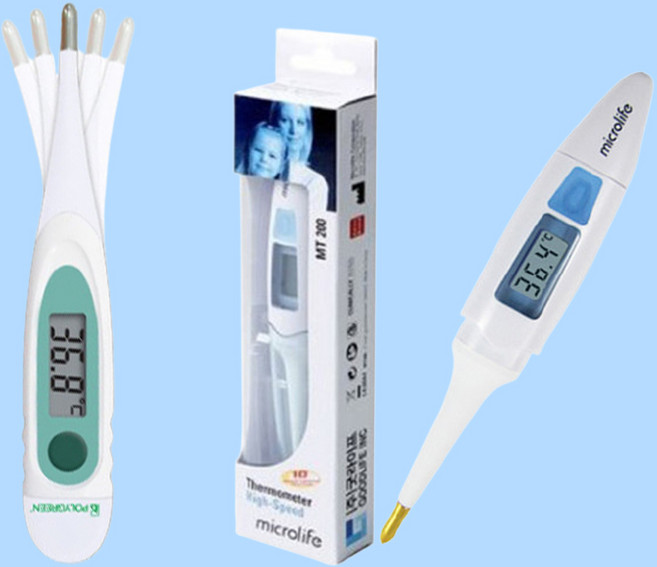 10초 플렉시블 겨드랑이 체온 온도계 체온계 추천 액와 가정용 신생아 아기 어린이 정확한 체온계 구강 디지털 전자, 1개
