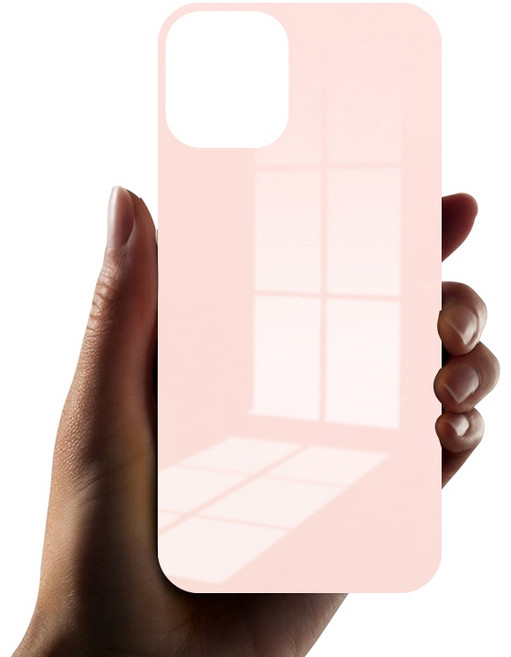 iPhone 15, 後玻璃貼-iPhone15淺粉, 1個