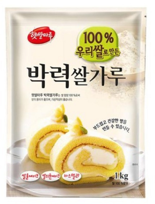 대두식품 박력쌀가루, 1kg, 1개