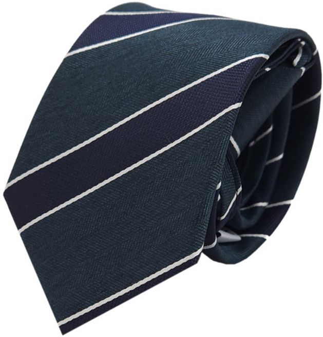 이슈커머스 남성 헤링본 선염 스트라이프 자동 넥타이 NT206 3color