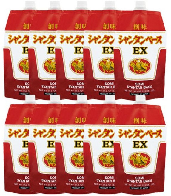 소미 샨탄 베이스 EX - 만능복합양념 감칠맛 조미료 볶음밥 중식소스 업소용, 10개, 1kg