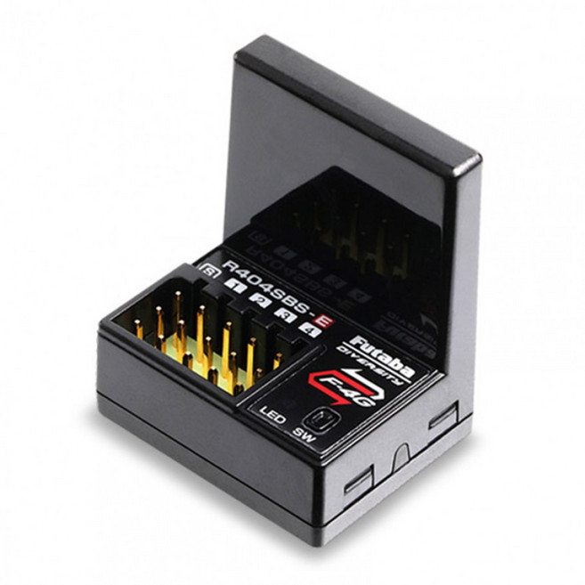 후타바 R404SBS-E 4채널 알씨카-10px용 전동수신기, 1개