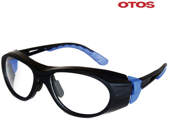 OTOS 긁힘 방지 보호 안경 스크레치 산업 현장 다리 조절 산업용 작업 용접, 투명, 1개