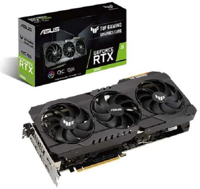ASUS TUF Gaming 지포스 RTX 3080 O10G OC D6X 10GB