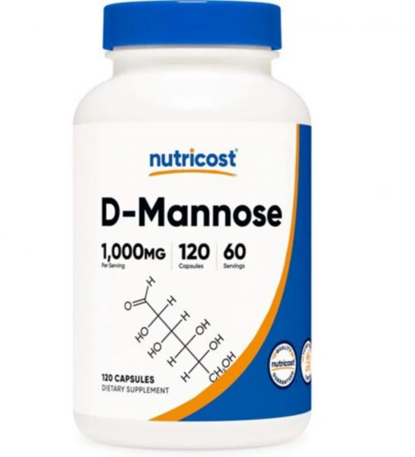 Nutricost D-Mannose -- 1000 mg - 120 Capsules, 1개 - 쿠팡