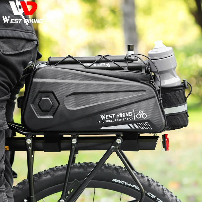 시그니처베이지 웨스트바이킹 자전거 라이딩 짐받이 가방 국토종주 투어백 안정 전기 YPZ281, 블랙, 1개