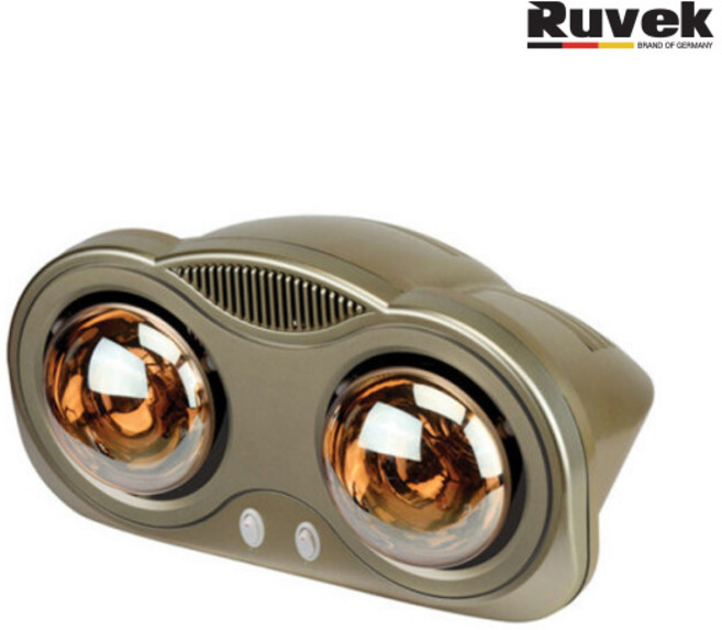 루베크 2구 히터 벽걸이형 욕실난방기, RU-150FL