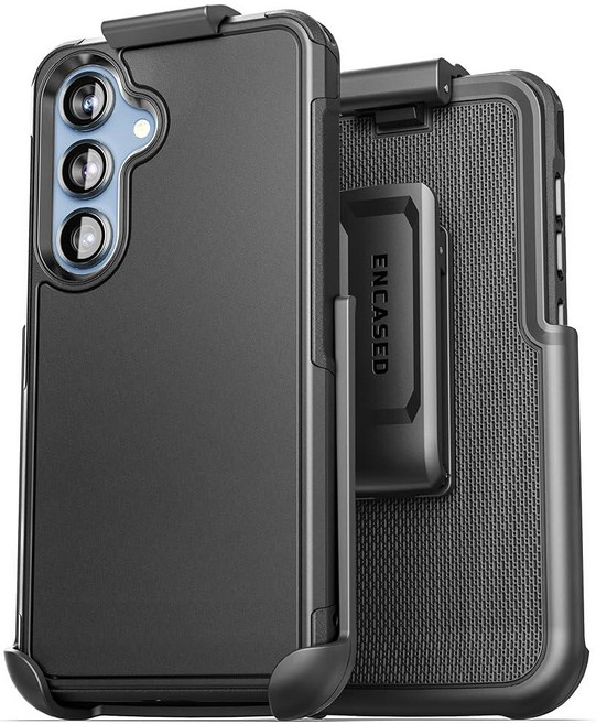 Encased 삼성 갤럭시 S26 울트라용 충격 방지 케이스 벨트 클립 홀스터 포함(MagSafe와 호환) 튼튼하고 견고한 보호 (챌린저 시리즈) 149907