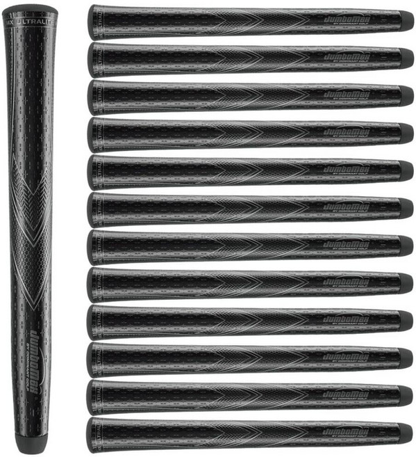 JumboMax Golf Grips JMX 울트라라이트 테이퍼드 골프 클럽 그립 오버사이즈 골프 그립 표준보다 25% 가벼움 암막 - 13개 팩 XL (+3/8)