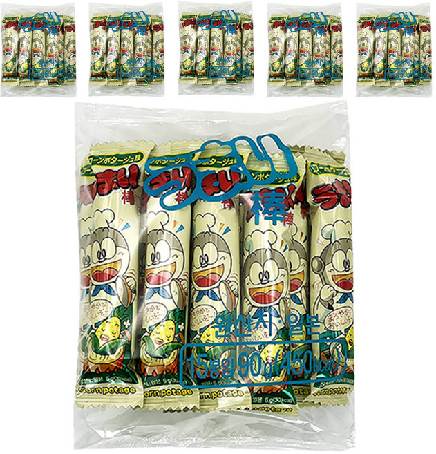 우마이봉 콘스프맛 콘포타지, 6g, 90개