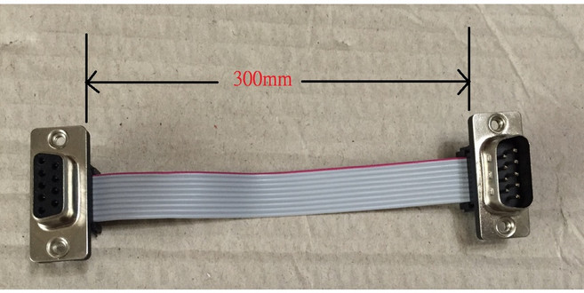 IF RS-232串口線 D-SUB 9pin公母頭, 1個, 30cm