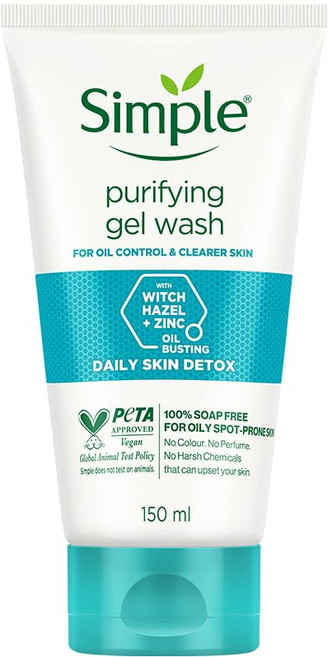 Simple Simple Daily Skin Cleanse Purifying Facial Wash 150 ml