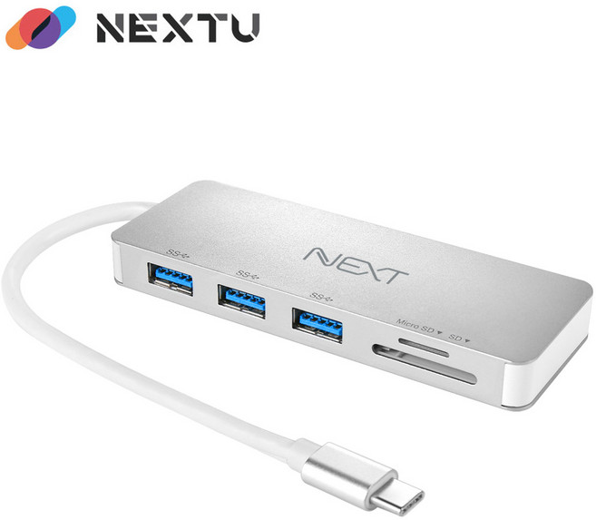 썬더볼트3 C타입 to 3포트 USB3.0허브 마이크로SD/SD 카드리더기/뉴맥북 올뉴그램 삼성노트북9메탈 멀티허브, 선택1, 1개