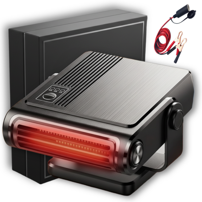 그래핀 차량용 온풍기 12V 24V 자동차용 앞유리 히터 미니 저소음 난방기, GEN-24V