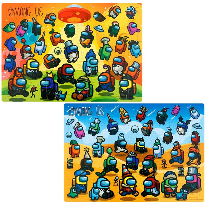 어몽어스-대형퍼즐 2종세트, 1개