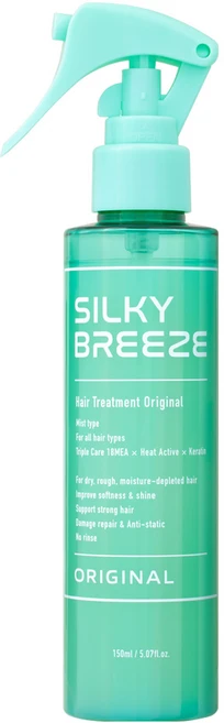 실키브리즈 노워시 헤어 트리트먼트 18MEA 효과의 단백질 케어 에센스, 1개, 150ml - 쿠팡