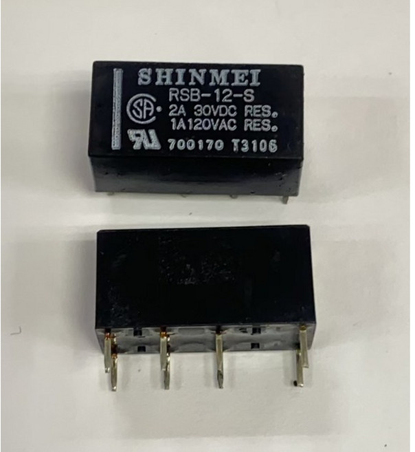 SHIN MEI RSB-12-S 12V 8腳 繼電器, 1個