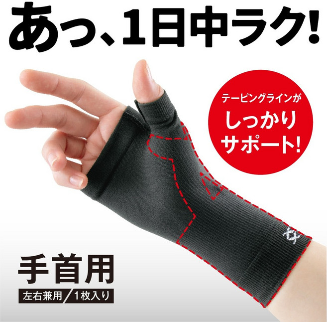 Alphax 護腕 運動/日常活動適用 日本製, 1個