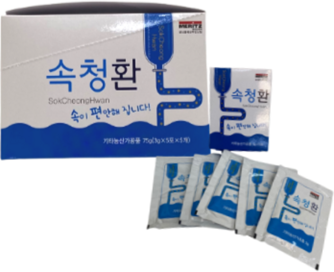 [본사정품/최신제조] 양생당 속청환 3g 25포(1박스) 개별포장 휴대 간편한 소화환, 75g, 1개