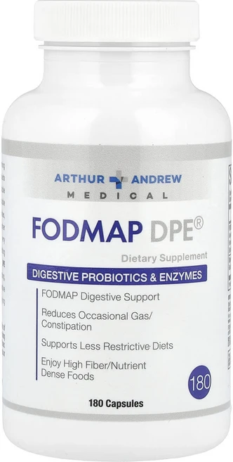 Arthur Andrew Medical FODMAP DPE® 캡슐 180정, 1개 - 쿠팡
