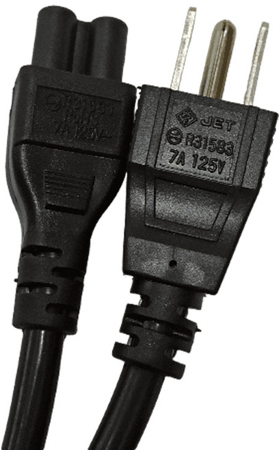 JET 電源線 7A 125V 適用於顯示器、筆電、投影機, 70-029-01, 1個