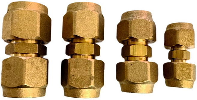 사라너트 니플 에어컨 동배관 연결부속, 9.52mm, 1개