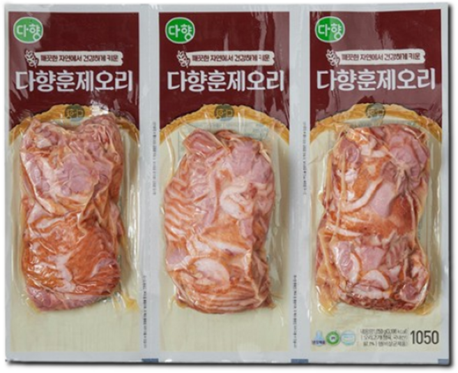 다향오리 훈제슬라이스 350g x 3입 일반포장 동절기만, 3개