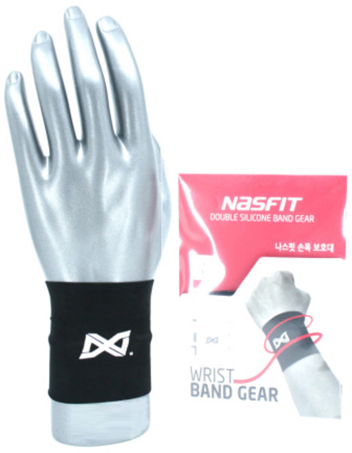 나스핏 테이핑 손목보호대 아대 볼링 탁구 배드민턴, 1개