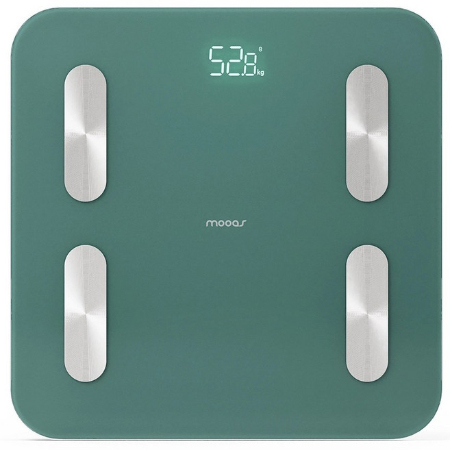[코스트코] 무아스 스마트 체성분 체중계 모델MBCS9 /19가지신체지수데이터 건강관리/체지방체중계/디지털관리/근육운동선수 모드지원/6mm강화유리/전원자동 ON/OFF, MBCS3, 딥그린, 1개