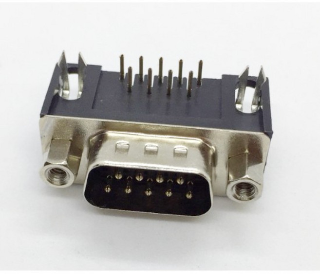 iCmore DB9公頭 RS232串口90度彎腳接頭, 5PCS/包