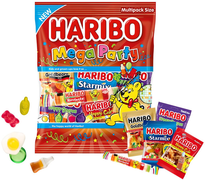 하리보 메가파티 젤리 14개입, 250g, 1개