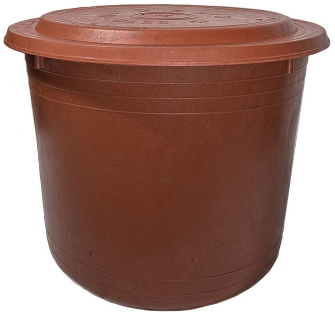 원형 고무통 고무다라이 뚜껑포함, 1개