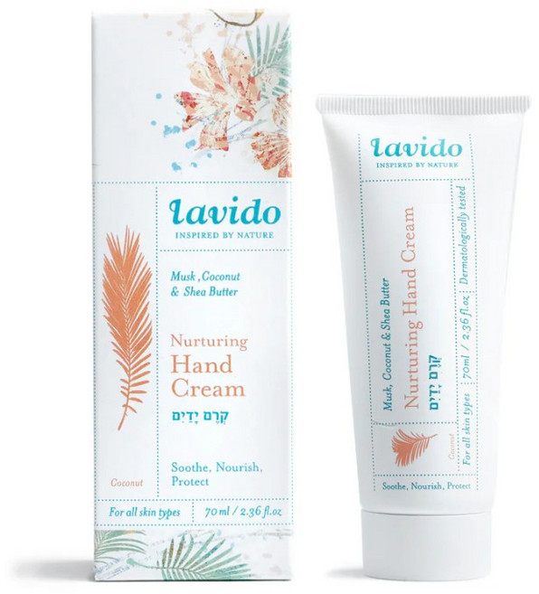Lavido 修護護手霜 麝香 椰子 乳木果油 70ml, 1個