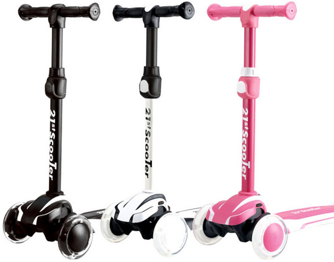 정품 21세기 킥보드 로얄 어린이 유아 킥보드 씽씽이, 로얄_화이트, 1개