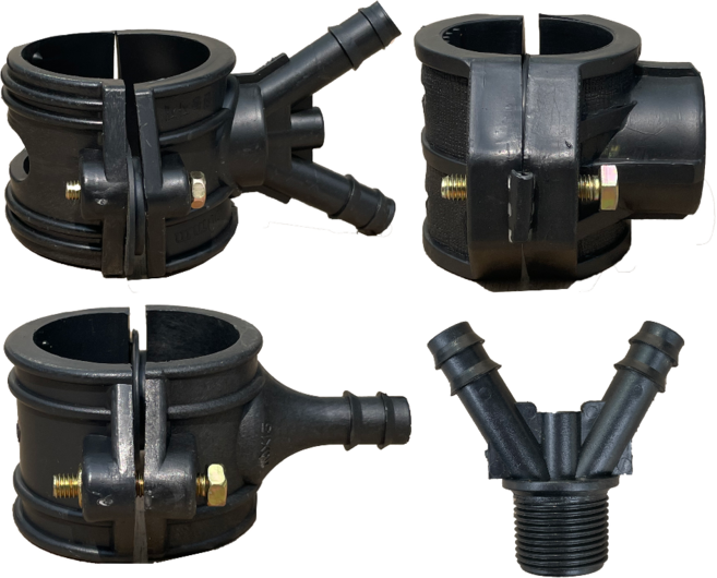 새들 모음 가지새들 1구 2구 투미늘 관수자재 PE 농수관 부속, 1개