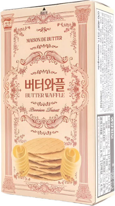 서주 버터와플 오리지널, 50g, 2개