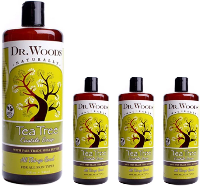 닥터우즈 티트리 카스티야 비누, 946ml, 4개 - 쿠팡