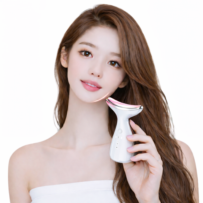 턱살프팅 턱관리 홈케어기 턱 전용 부스터, 블랙, 01