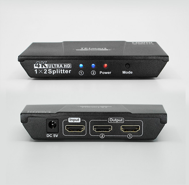 티이스마트 1:2 HDMI 2.0 분배기 2포트, 1:2 HDMI 분배기 2포트