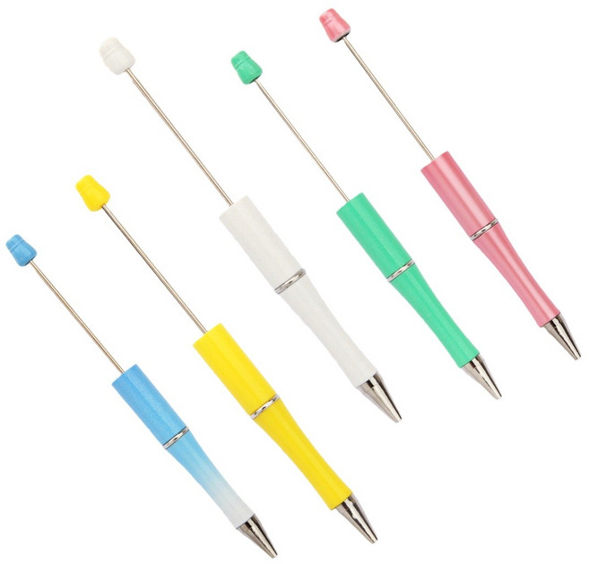 볼펜 꾸미기 비즈펜 5종 1세트, 1개, 1번