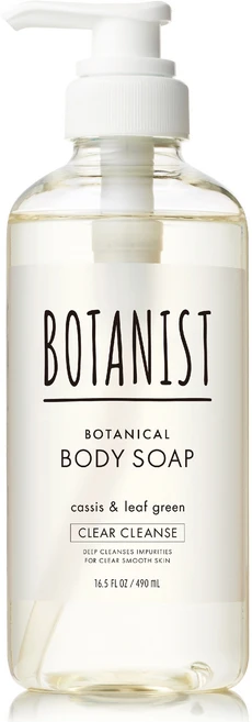 보타니스트 보태니컬 바디 솝 클리어 클렌즈 카시스 & 리프 그린 향, 1개, 490ml - 쿠팡