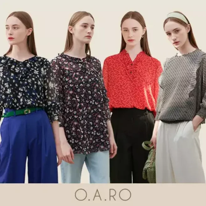 [오아로] 23SS 쿨 브리즈 블라우스 4종