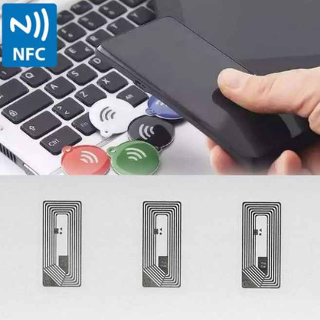 범용 NFC 스티커 RFID 태그 칩 스마트폰 인식 단축어 와이파이 자동 안내 라벨 10입
