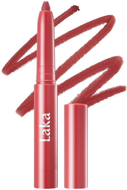 라카 스테인 립 라이너 0.7g0.02온스 풍부한 크리미 텍스처 생생한 색상 세미 매트 마감 부드러운 적용으로 쉬운 드로잉 K-뷰티#01 베어 메모리, #05 Velvet Hour - 쿠팡